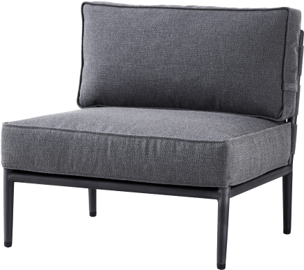 Conic Single Seater Sofa Module - Cane Line Conic Single Seater Module (876x768), Png Download