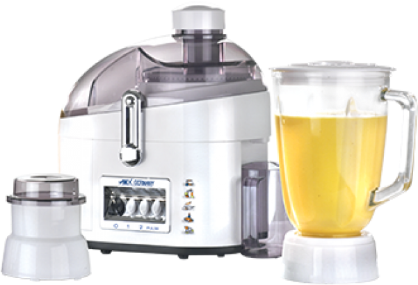 Anex Ag 180 Gl Juicer Blender Grinder Now Online - Anex Juicer Blender Grinder With 2 Jug Ts 171 Gl (600x600), Png Download