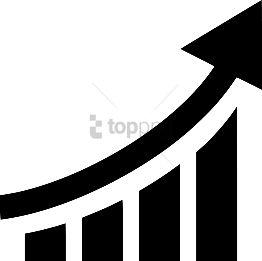 Free Png Graph Line With Arrow Png Image With Transparent - Graph Line With Arrow (850x849), Png Download