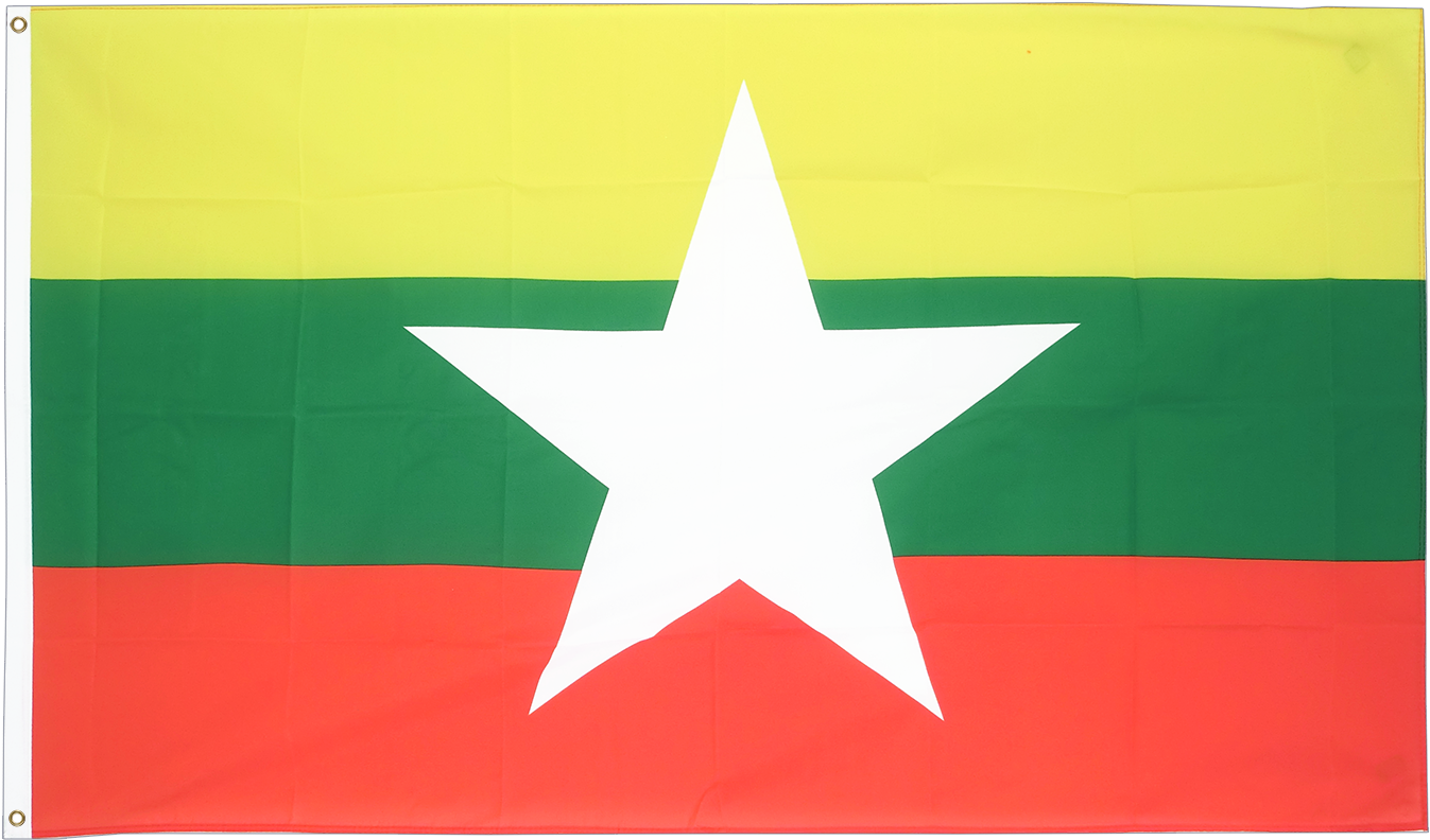 Myanmar New Ft Flag Cm Royal Flags - Myanmar New Flag (1500x1000), Png Download