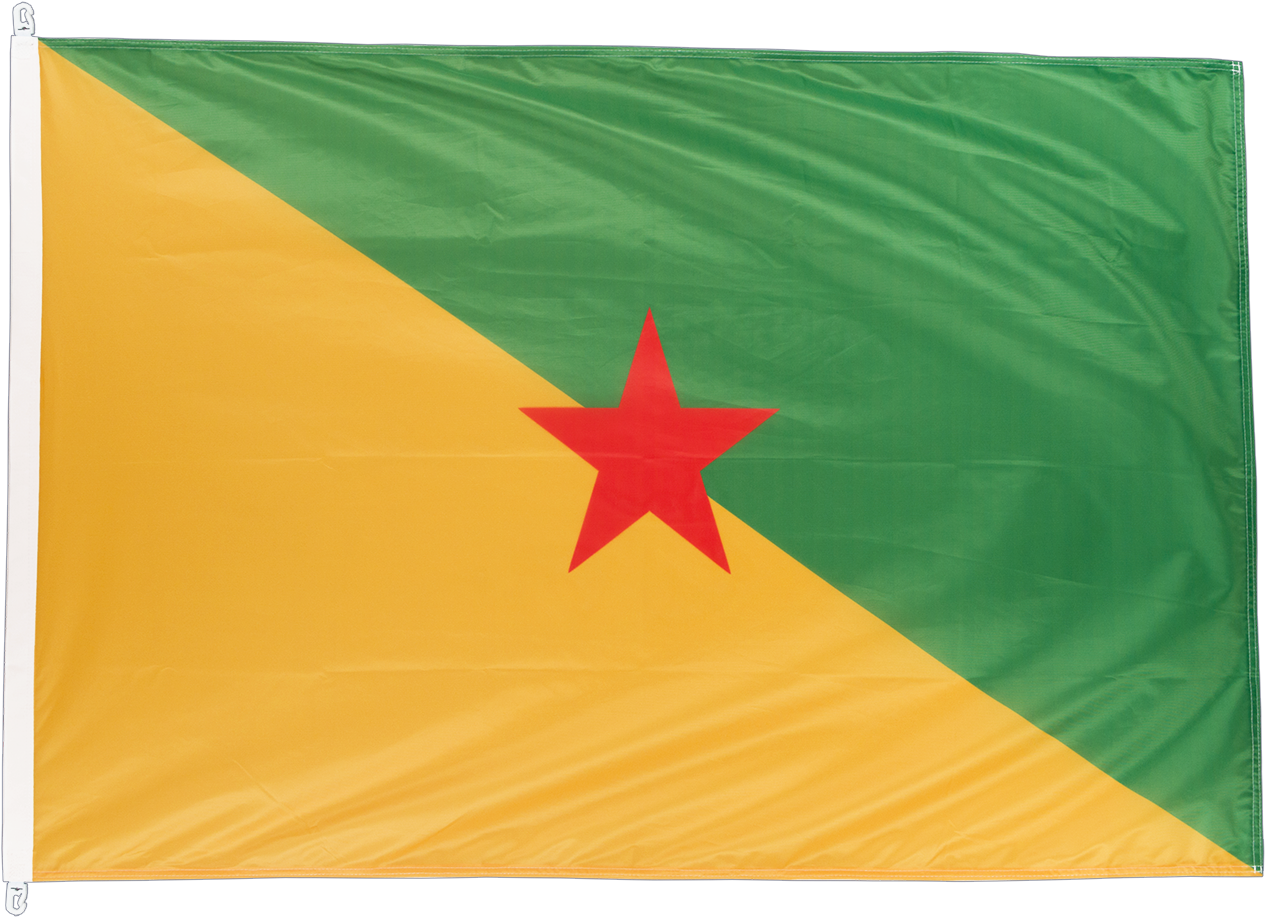 French Guiana Flag Pro 100 X 150 Cm - La Guyane Française Drapeau (1500x1000), Png Download