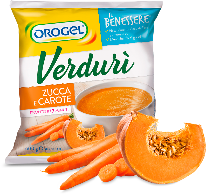 Verdurì With Pumpkin And Carrot - Vellutata Orogel (1140x864), Png Download