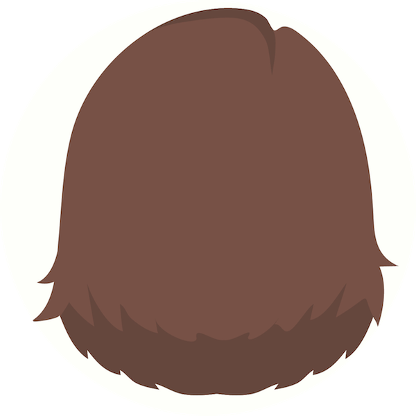 Extensions / Wigs - Chocolate (600x600), Png Download