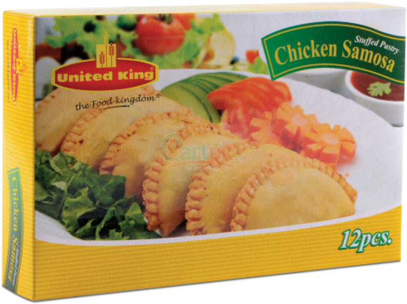 United King Chicken Samosa D Shape 12pcs - United King (860x1120), Png Download