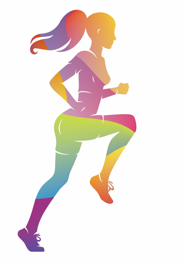 Running Png Clipart Background - Running Sports Clipart (650x924), Png Download