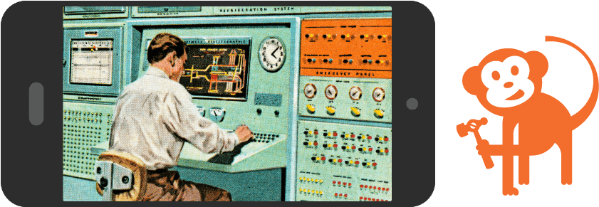 We Work Hard Implementing The Perfect Solution - 1950s Computer (910x400), Png Download