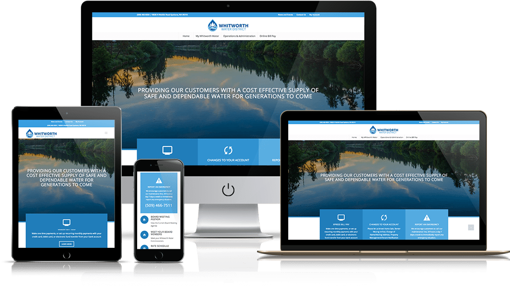 Whitworth Water District - Colo Node Whmcs Theme (1000x562), Png Download