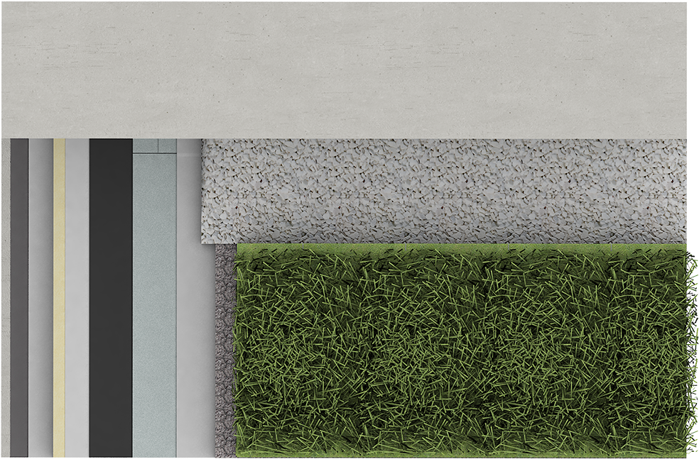 Green Roof Canopia Expert Insulation Stormwater Retention - Concrete (1000x1000), Png Download