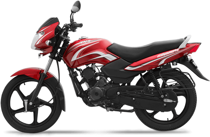 Tvs Sport Black Blue (693x497), Png Download