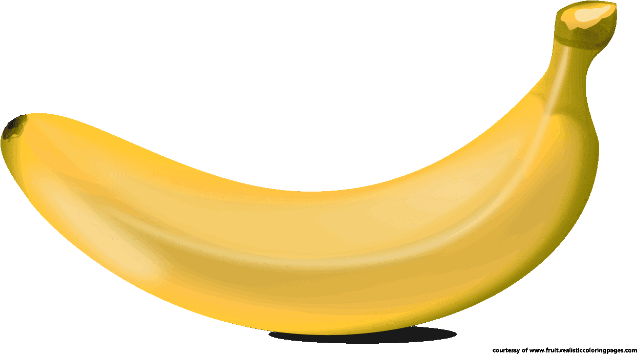 Banana Plant Clip Art - Banana (1280x720), Png Download