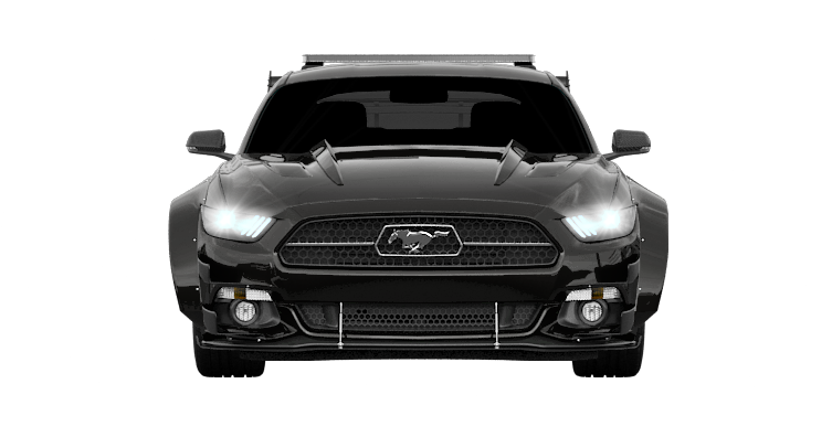 Mustang Gt'15 By Lildroop - Coupé (1004x500), Png Download