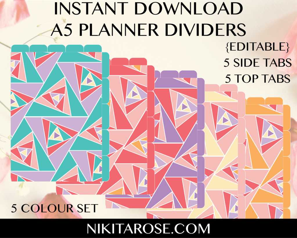 A5 Dividers - Color (1023x819), Png Download