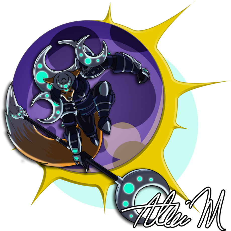 #trove/art Skythevirus Uploaded Defender Of The Eclipse - Graphic Design (1024x955), Png Download