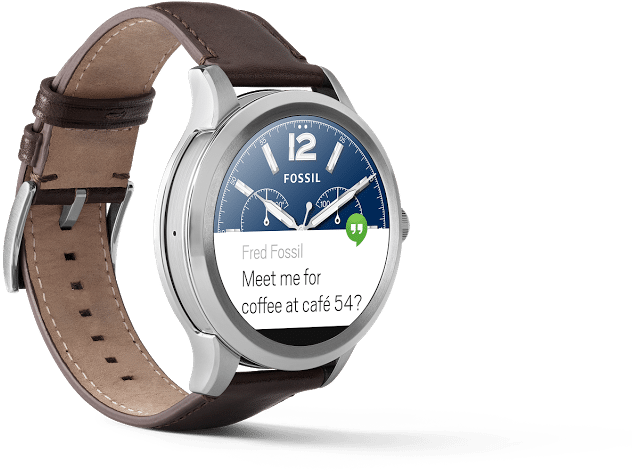 Fossil Q Founder (852x639), Png Download