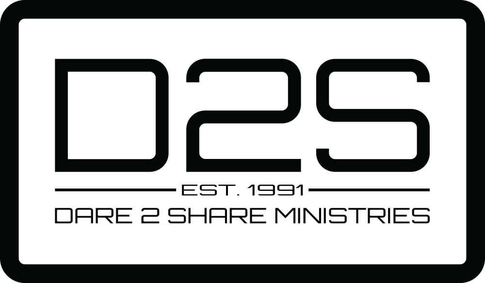 Dare 2 Share Logo - Black-and-white (1000x584), Png Download