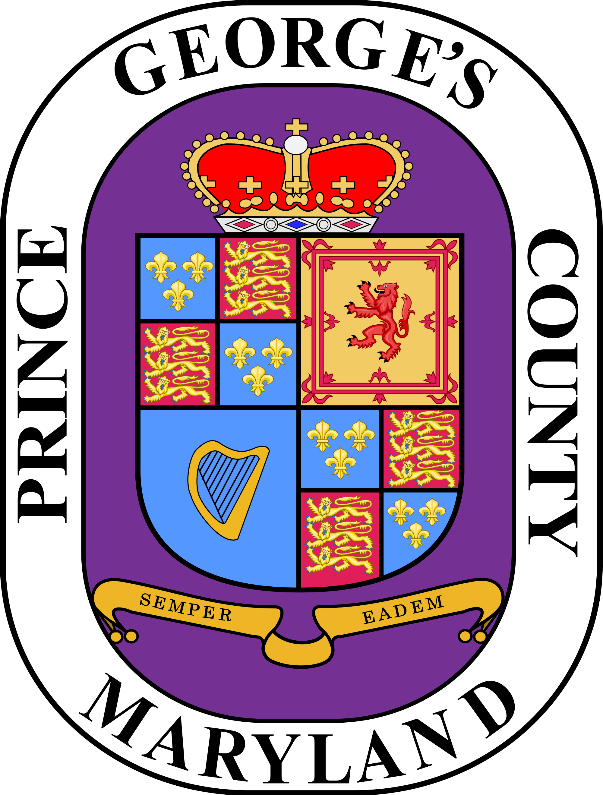 However, Change Has Occurred - Prince George's County Government Logo (2000x2637), Png Download