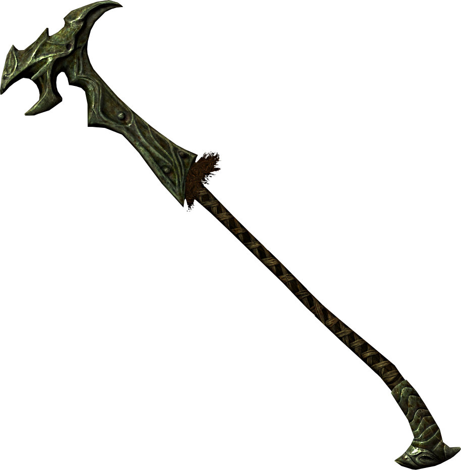 Shagrol's Warhammer - Skyrim Orcish Warhammer (913x930), Png Download