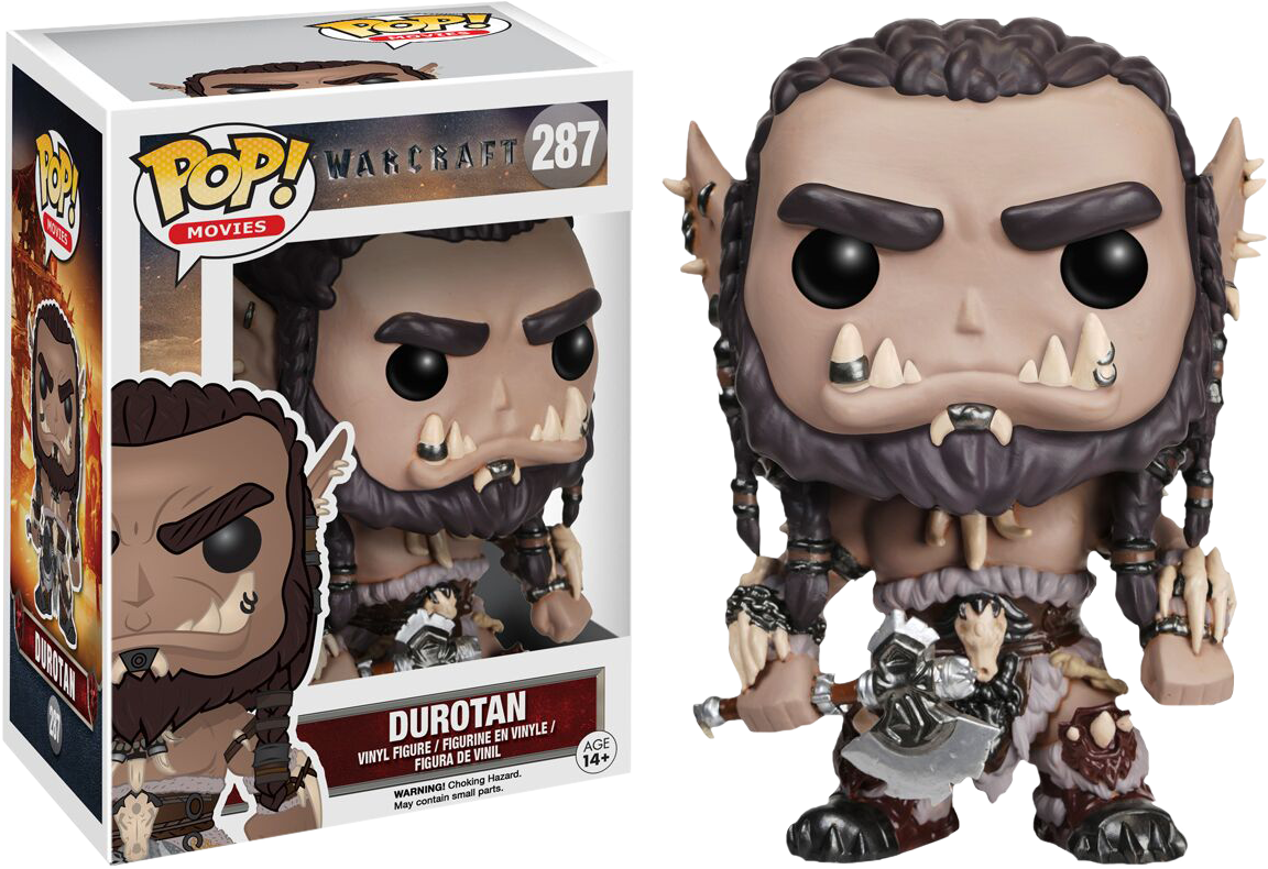 Durotan Pop Vinyl Figure - Funko Pop Durotan (1152x790), Png Download