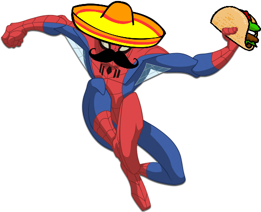 Senortaco389 - Spectacular Spider Man Transparent (548x561), Png Download