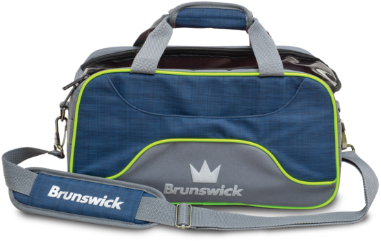 59 Bs2403 018 Crown Deluxe Double Tote Navy Lime 1600x1600 - Tote Bag (600x600), Png Download