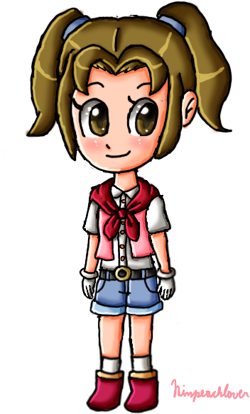Amanda By Ninpeachlover Harvest Moon, Amanda, Full - Magical Melody Harvest Moon Deviantart (450x700), Png Download