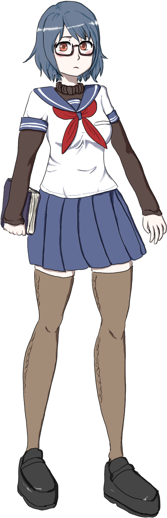 Okay I Tried To Redesign Kuu Dere To Fit The Look Of - Yandere Simulator Rival Redesign (959x1280), Png Download