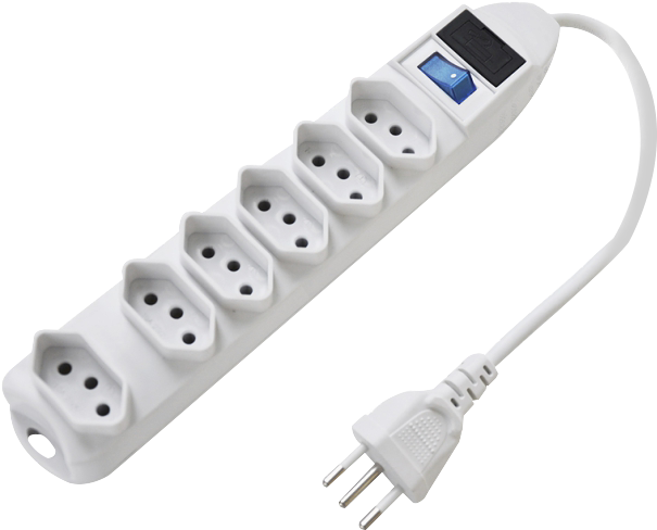 Filtro De Linha - Filtro De Linha 4 Tomadas Inova (665x562), Png Download