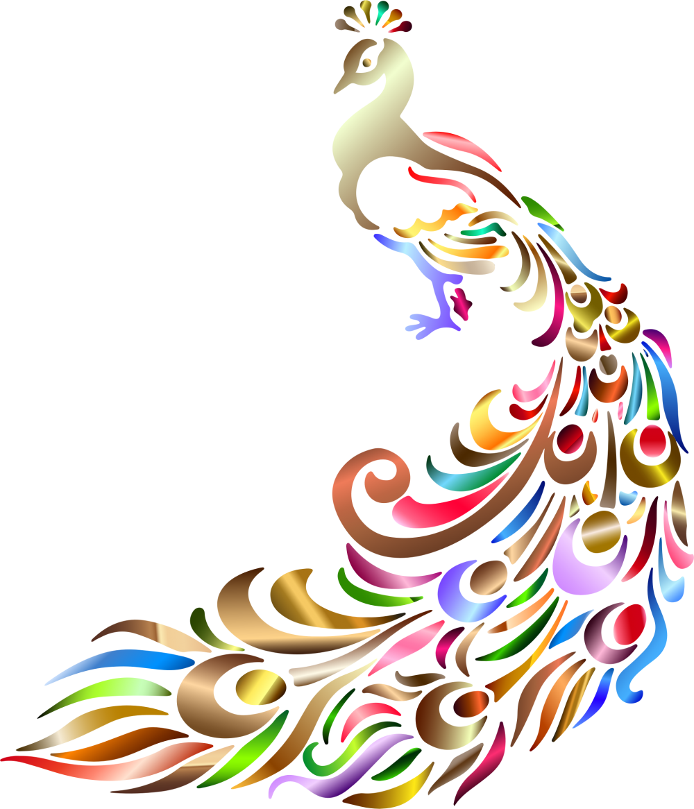 Download Peacock Png Transparent Images Transparent - Transparent Background Peacock Clipart (1000x1166), Png Download