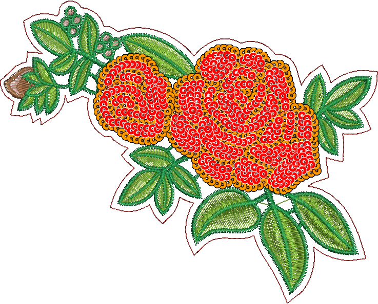Free Machine Embroidery Designs To Download For Your (737x594), Png Download