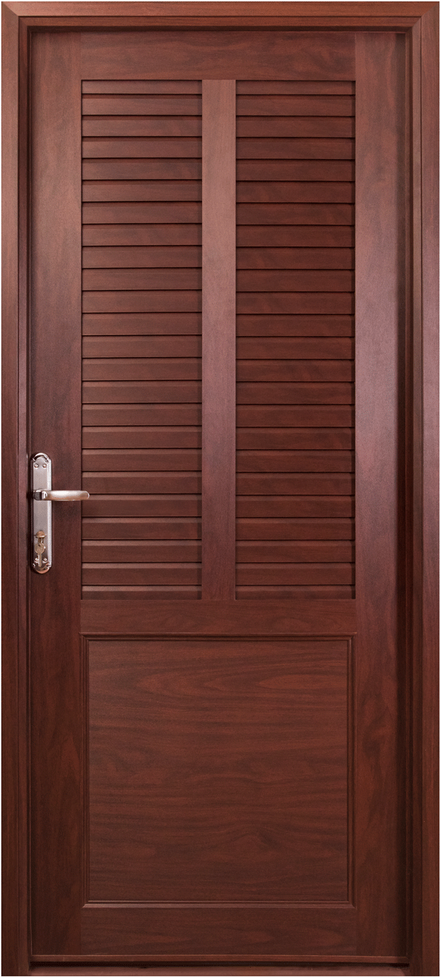 Assembled Door W/ Blades - Home Door (1080x1620), Png Download