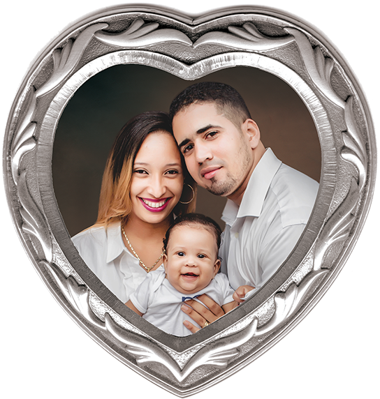 Heart Rhodium Frame - Humanae Vitae 50th Anniversary (550x576), Png Download