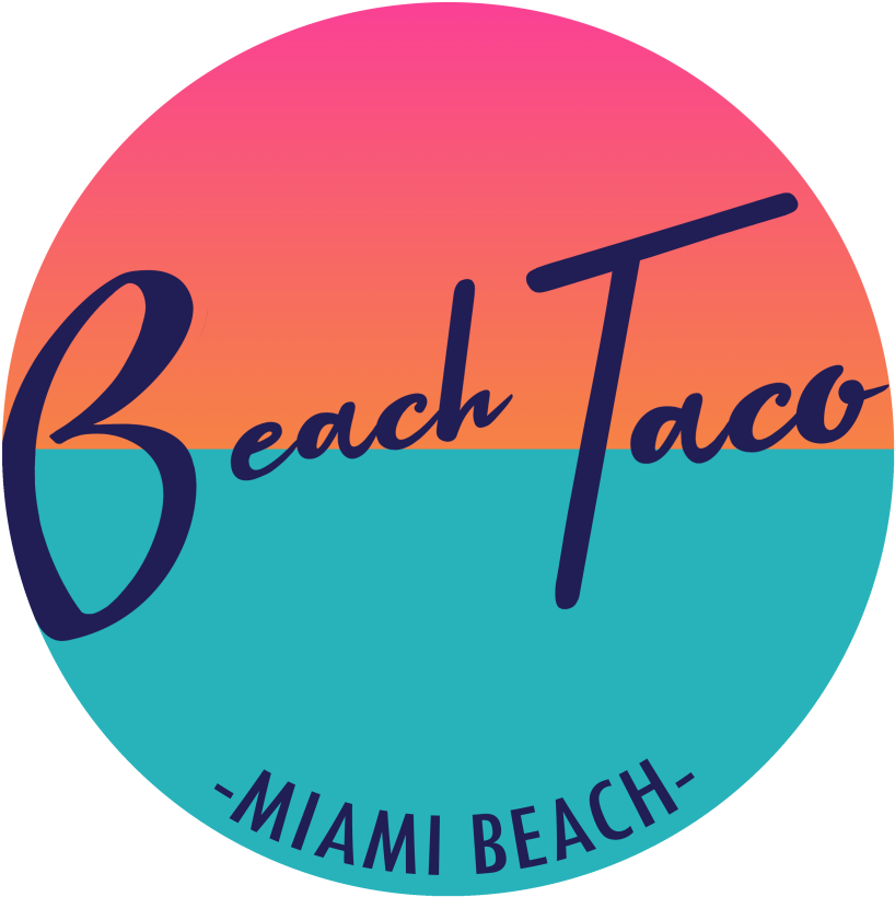 Beach Taco Miami Beach Logo - Circle (1024x1024), Png Download