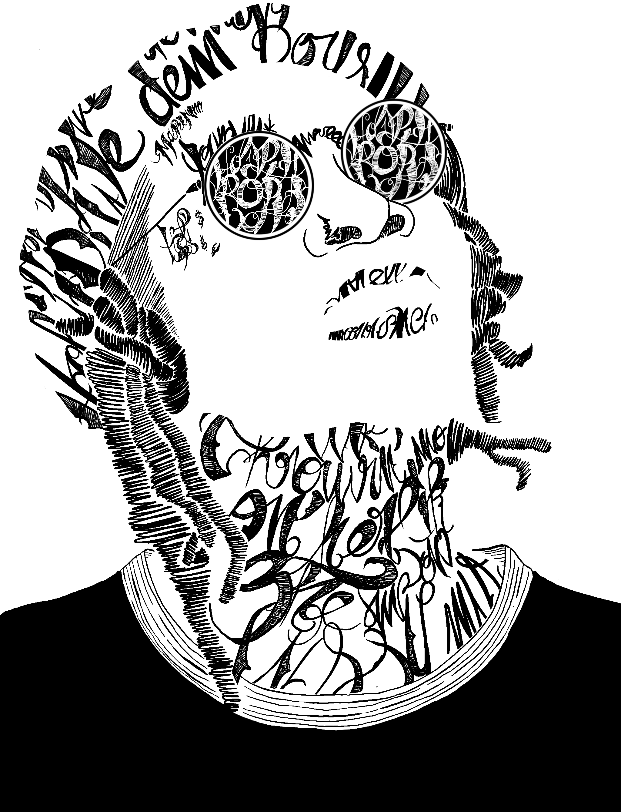 Whiz Khalifa - Illustration (2048x2732), Png Download