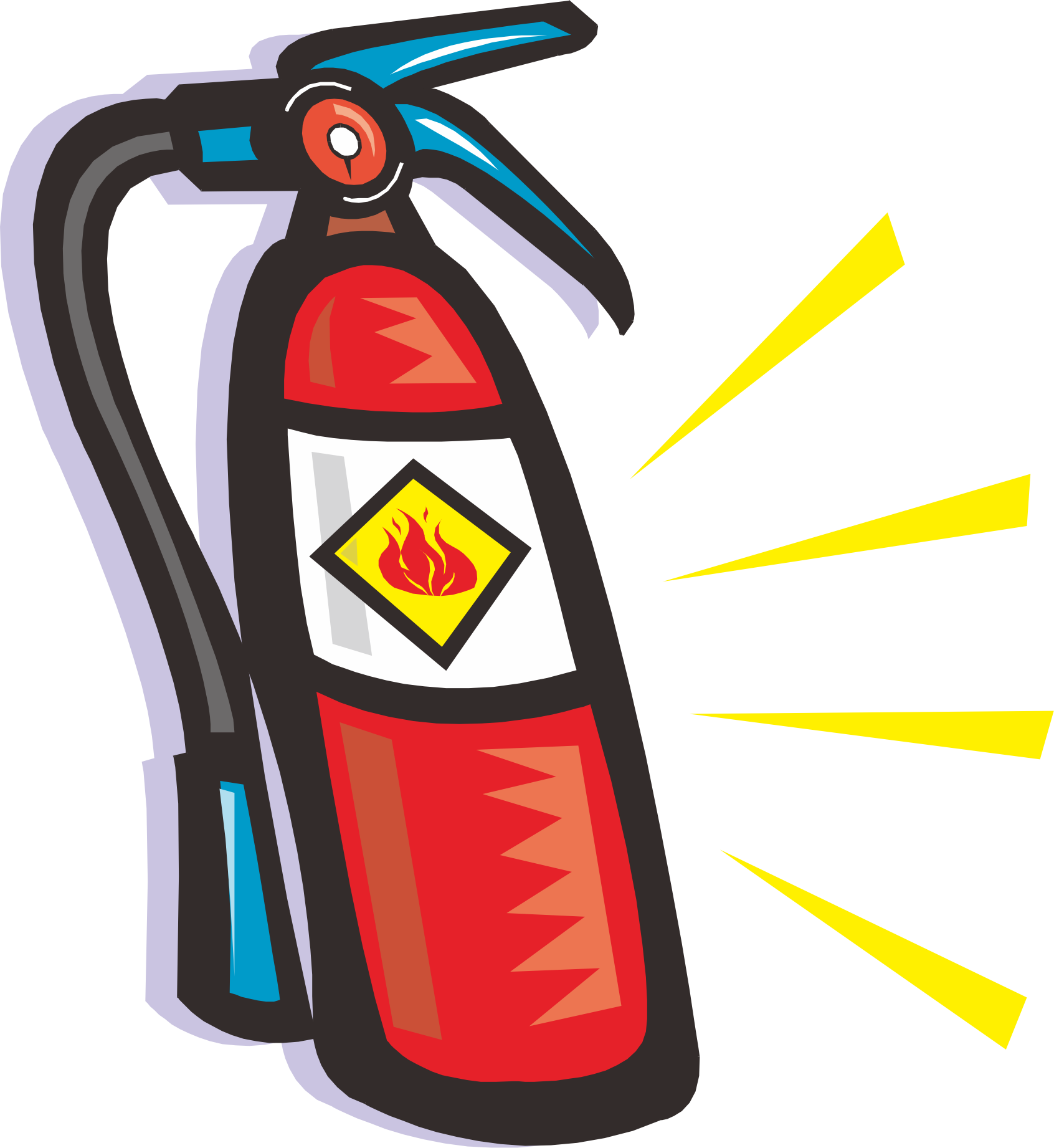 Kisspng Fire Extinguisher Clip Art Png Vector Element - Clip Art Fire Extinguisher (1692x1842), Png Download
