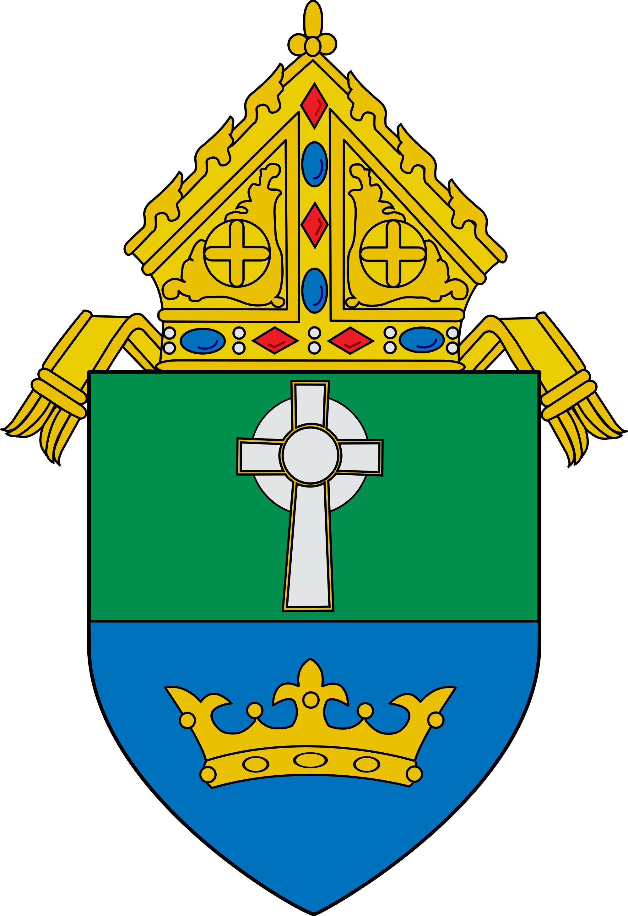 2000 X 2916 3 - Diocese Of Rockford Logo (2000x2916), Png Download