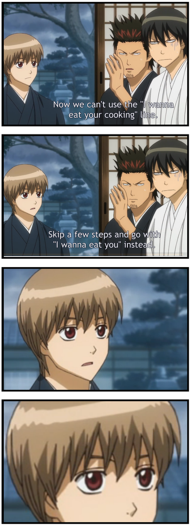 If You Haven't Seen The New Season Of Gintama Go Watch - Cartoon (414x1200), Png Download