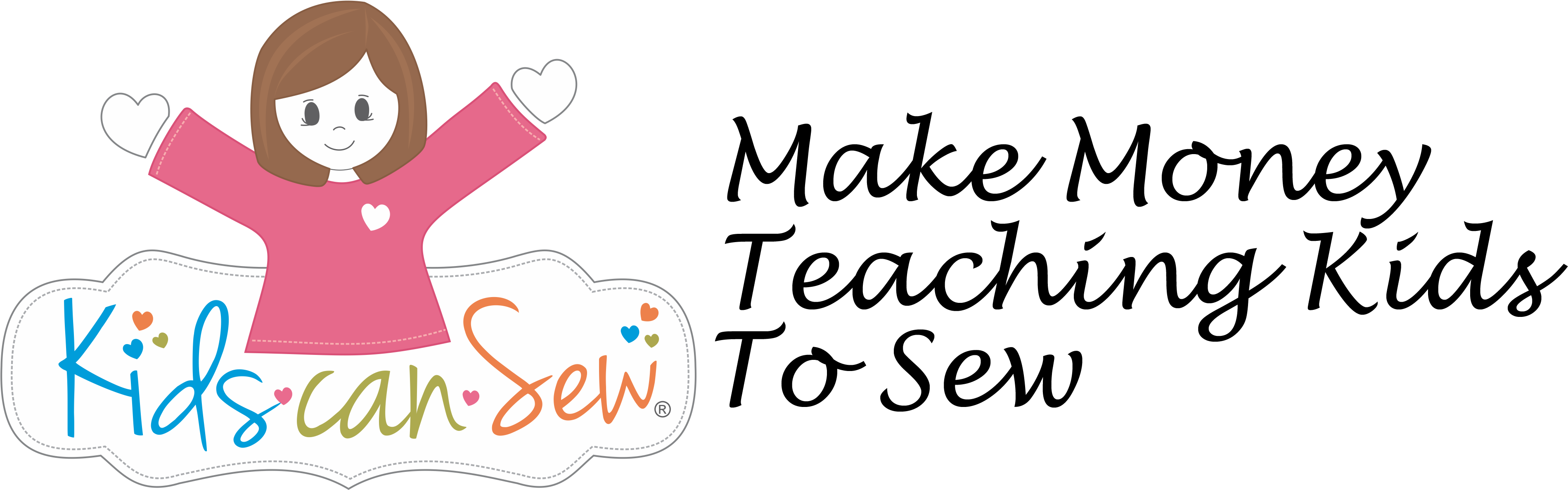 Kids Can Sew® (4500x1345), Png Download
