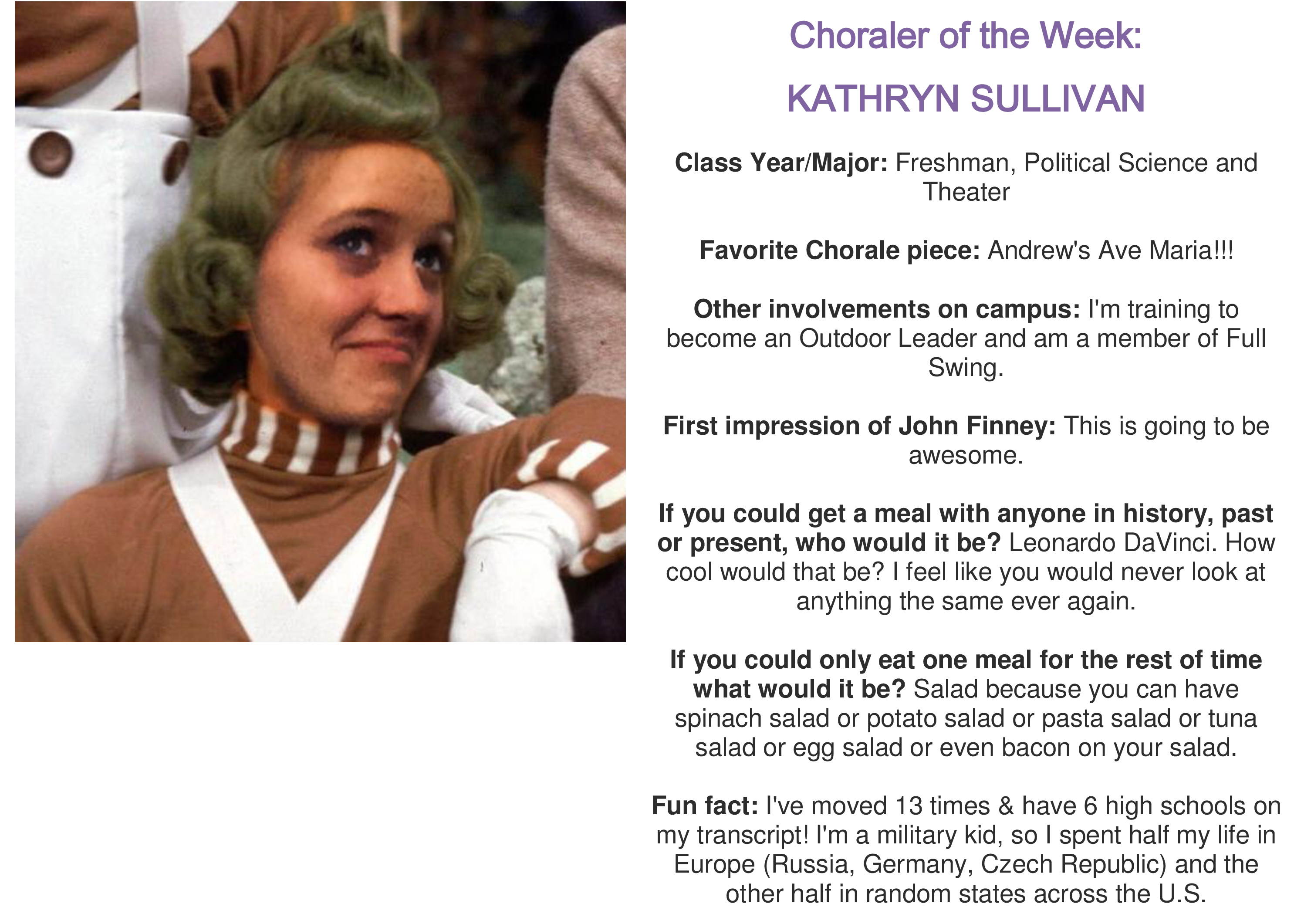 Kathryn-choraler - Bad Oompa Loompa Meme (3300x2550), Png Download