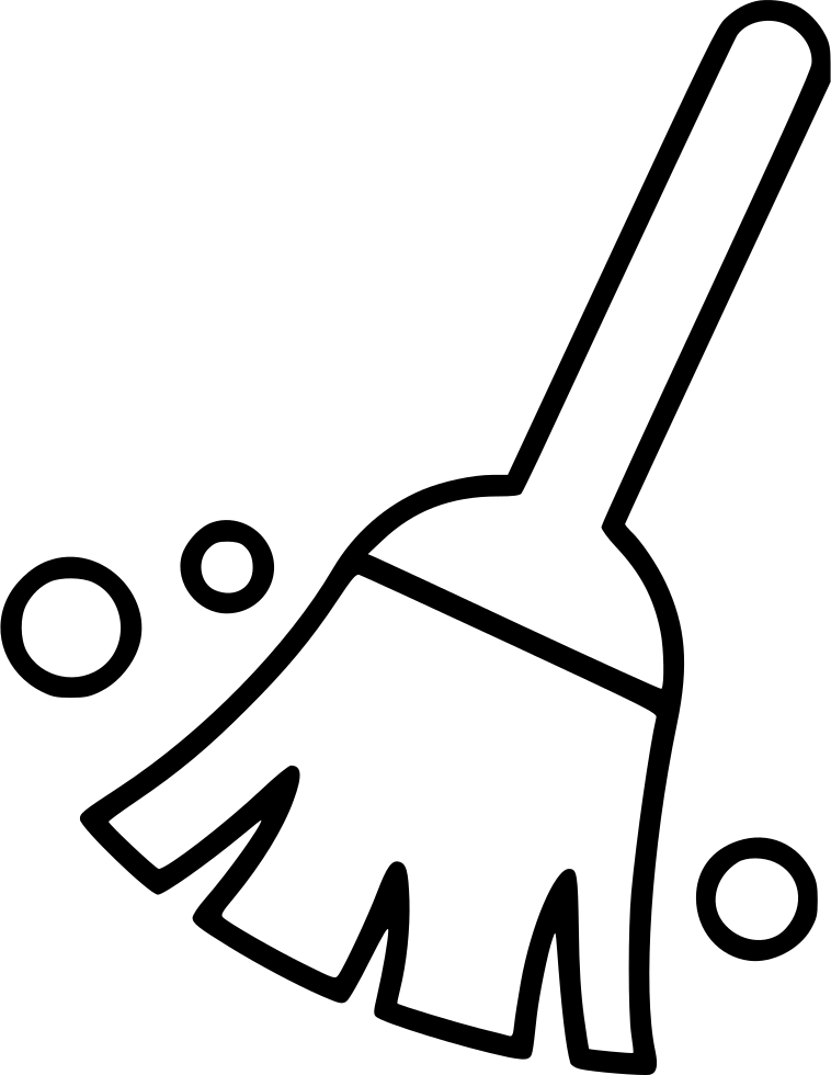 758 X 980 3 - Cleaning Broom Icon (758x980), Png Download