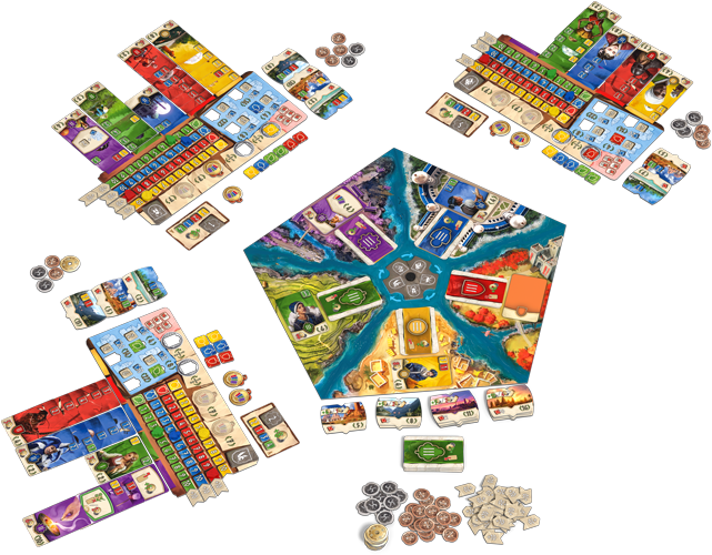 Z-man Announces Hadara, A Civilization Building Game - Hadara Board Game (650x499), Png Download