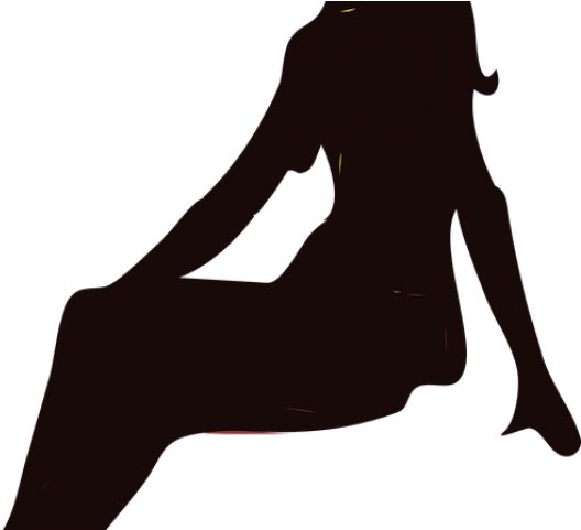 Person Sitting Silhouette - Sitting People Png Silhouette (640x480), Png Download