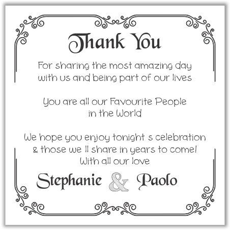 Thank You Cards- Italian Flair - Centro Comercial Sabana Norte (561x561), Png Download