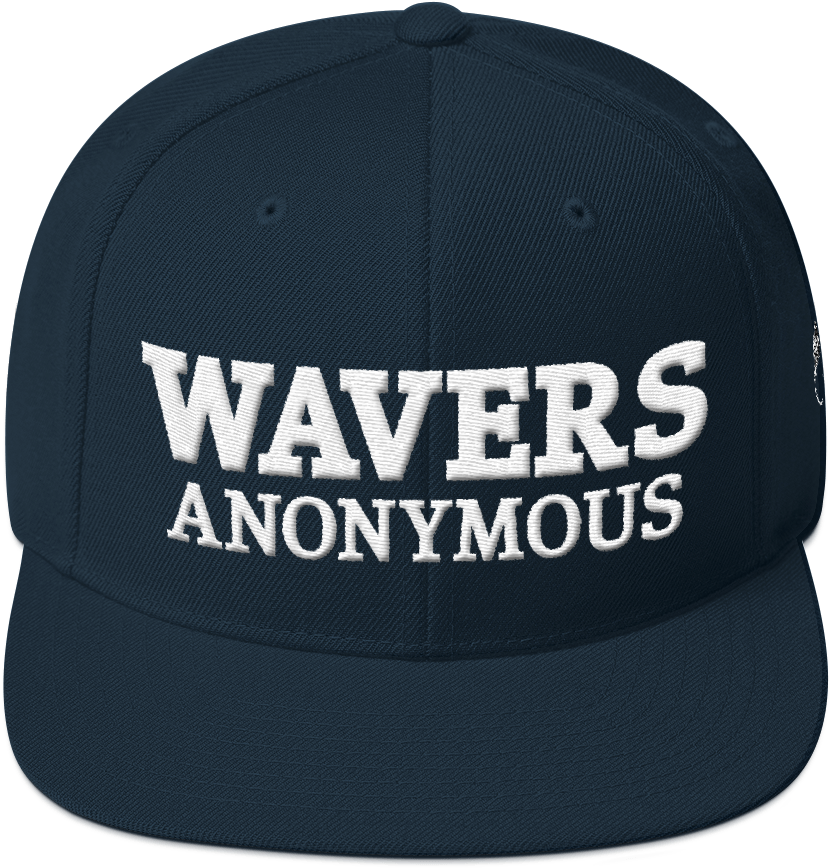 Image Of Blue Waver Anonymous Snapback With Logo - Baseball Cap (1000x1000), Png Download