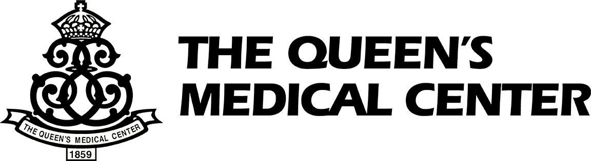 Queen's Medical Center Logo And Text - Queens Medical Center Png (1152x315), Png Download