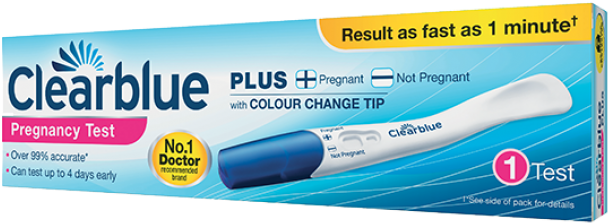 Teste De Grossesse Clear Blue (620x540), Png Download