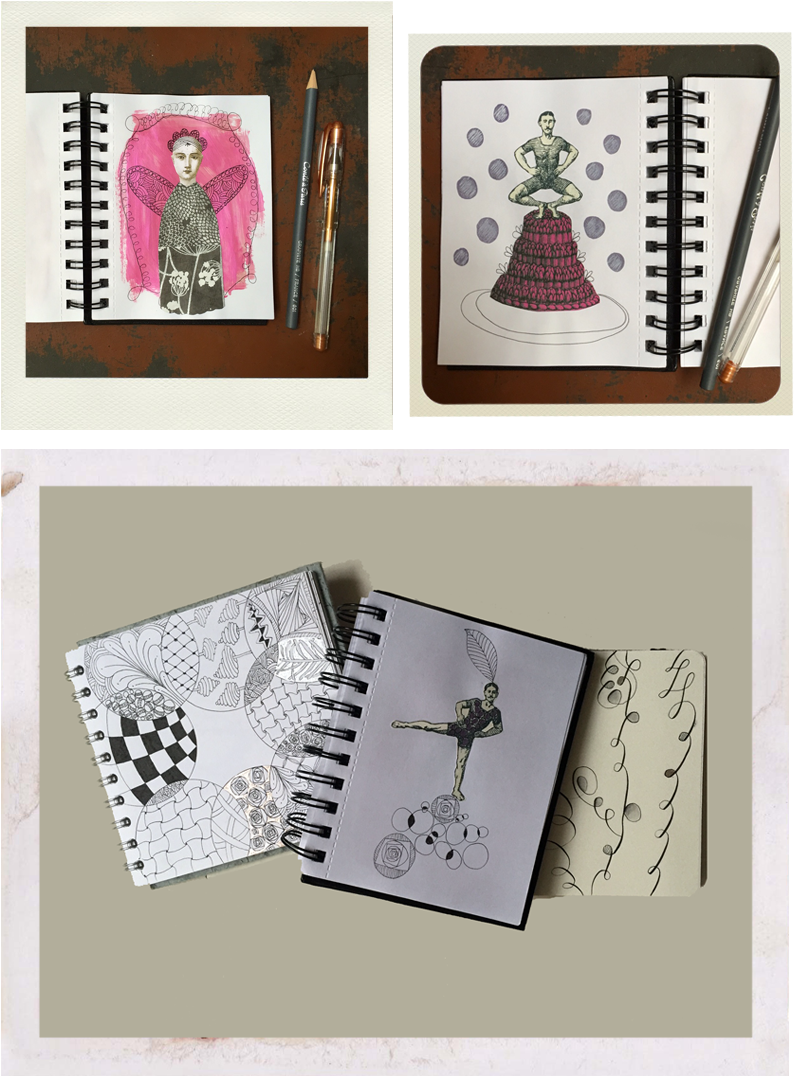 A Few Pages From My Sketchbooks Pinterest - Motif (796x1082), Png Download