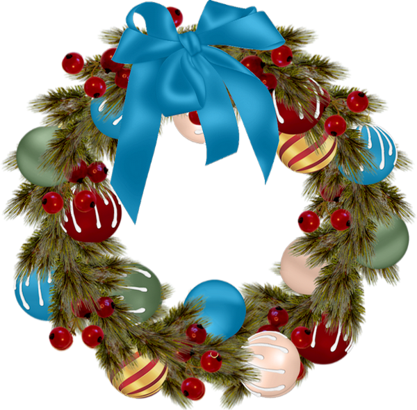 Wreath (600x590), Png Download
