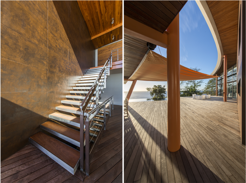 Sarco Architects Costa Rica Cielomar6 - Handrail (1100x619), Png Download
