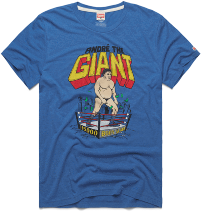 Wrestlemania I Andre The Giant Body Slam Retro Wwe - Active Shirt (600x600), Png Download