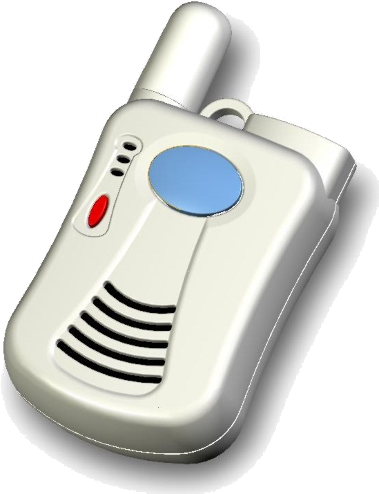 Freedom Alert Medical Alert Pendant - Logic Mark Freedomalert Emergency Pendant (560x724), Png Download